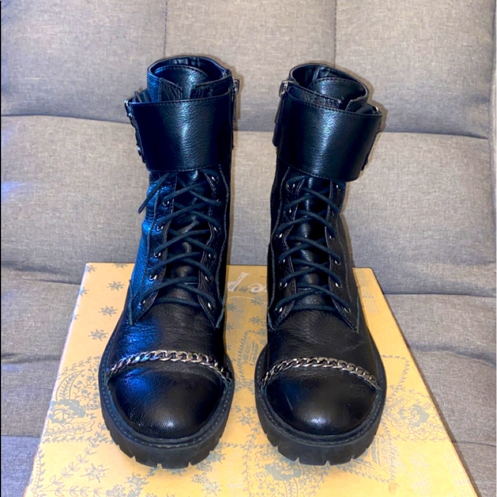 Jessica Simpson Combat Boots